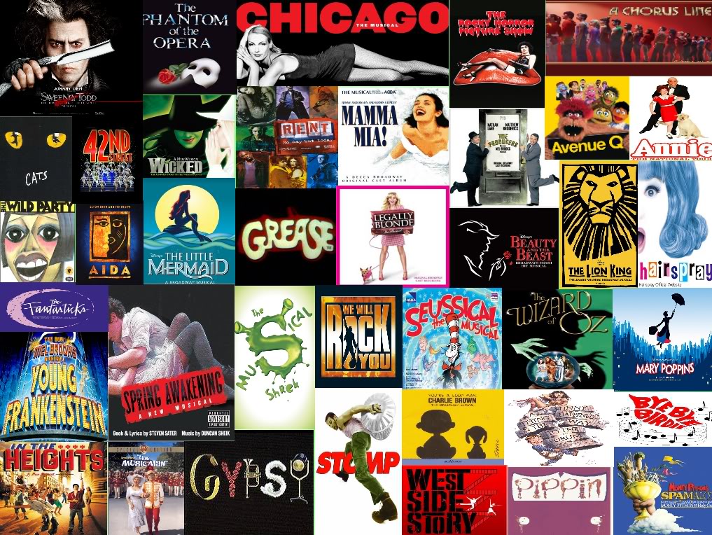 Musicalscollage 7 топ мюзикъла за цялото семейство